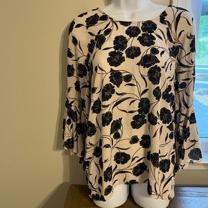 LC Lauren Conrad Runway Collection - Floral Blouse - Large